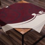 رومیزی مربع 100 در 100 سانتیمتر کد t4-45