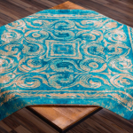 رومیزی مربع 100 در 100 سانتیمتر کد t4-74