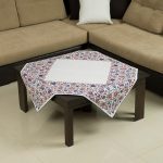 رومیزی مربع 100 در 100 سانتیمتر کد t3-18