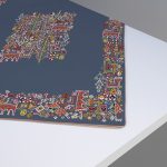 رومیزی مربع 100 در 100 سانتیمتر کد t5-57