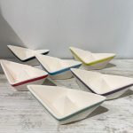 اردورخوری سرامیکی دستساز طرح قایق