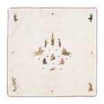رومیزی مربع جلو مبلی 50 در 50 سانتیمتر کد tf4-35